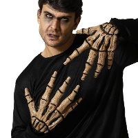 Gants de squelette réaliste