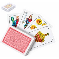 Jeu de cartes espagnoles en papier plastifié