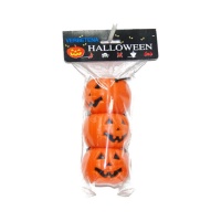 Mini cubes de citrouille avec poignée 7 cm - 3 pièces