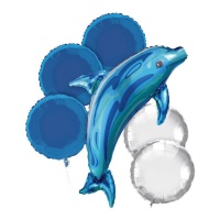 Bouquet de dauphins - 7 pièces