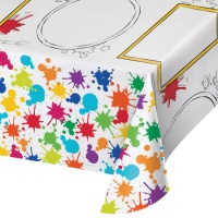 Nappe de peinture colorée 1,37 x 2,34 m