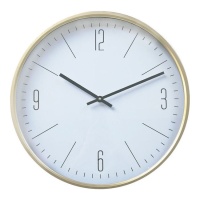 Horloge murale blanche Classic 50 cm - DCasa