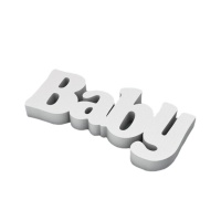 Figurine BABY en polystyrène de 15 x 29 cm