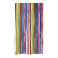 Rideau décoratif multicolore 2,00 x 1,00 m