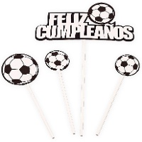 Topper pour gâteau de football 