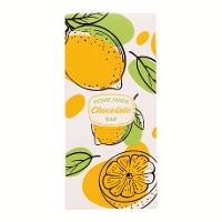 Boîte pour tablette de chocolat au citron 16 x 7,5 x 2,5 cm - lot de 5
