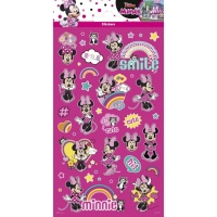 Stickers Minnie glitter - 1 feuille