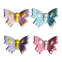 Figurines en sucre papillons 2,5 cm - Dekora - 120 pcs.