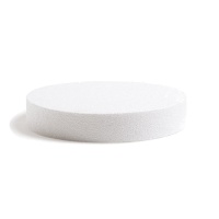 Base ronde en polystyrène 15 x 5 cm - Decora