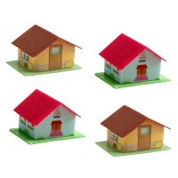 Gaufrettes maison 4 cm - Dekora - 63 unités
