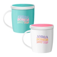 Mug 350 ml Amiga somos muy top avec filtre à thé - 1 pc.