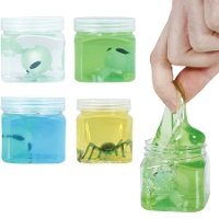 Slime avec des araignées et un alien pour Halloween - 1 unité