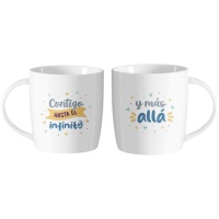 Mug de 350 ml Contigo hasta el infinito y más allá - 2 unités