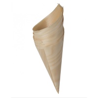 Cônes en bois 18 cm - 25 unités