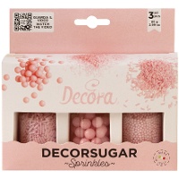 Kit de sprinkles assortis rose perle - 85 g