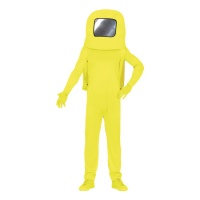 Costume d'astronaute jaune pour les jeunes