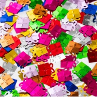 Confettis cadeaux métallisés multicolores 14 gr