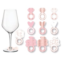 Gobelets assortis de marque Team Bride - 10 pcs.