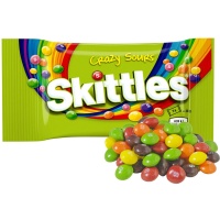 Bonbons à mâcher avec enrobage de sucre saveur fruits - Skittles Fruits - 38 grammes