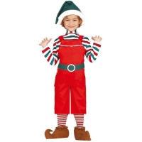 Disfraz de Elfo rojo para niño