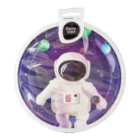 Assiettes Space Astronaut 23 cm - 8 pièces