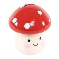 Tirelire en forme de champignon
