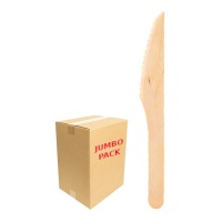 Couteau en bois biodégradable 16,5 cm - 480 pcs.