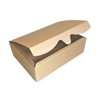 Boîte à biscuits en kraft 20,2 x 15,7 x 6 cm - Pastkolor