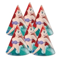 Chapeaux Ariel de la Petite Sirène - 6 pcs.