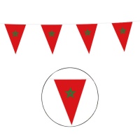 10 m triangle drapeau marocain