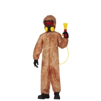 Costume de zombie radioactif pour enfants