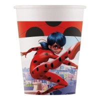 Tasses compostables Ladybug in action 200 ml - 8 pièces