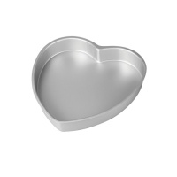Moule à coeur en aluminium 20 x 7,5 cm - Decora