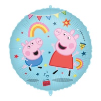 Ballon Peppa et George Pig de 46 cm - Procos