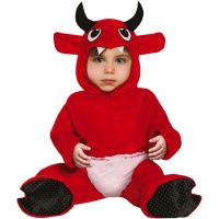 Costume de démon en couches pour bébé