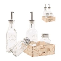 Royal Kitchen set de huiliers, vinaigriers et salières - 4 pcs.