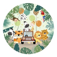 Assiettes de fête Safari 23 cm - 8 pcs.