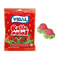 Fraises fourrées à la gélatine - Vidal - 90 g