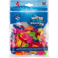 Ballons d'eau multicolores - 100 unités