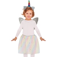 Ensemble licorne multicolore pour enfants