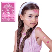 Modèle de maquillage de princesse pour enfants