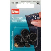 Boutons pour célibataires 1,6 cm tête pointue Étoiles - Prym - 4 pcs.