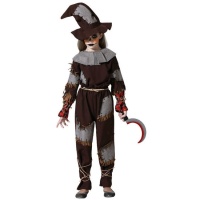 Costume d'épouvantail pour fille