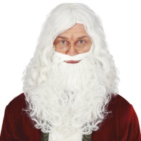 Perruque du Père Noël avec barbe