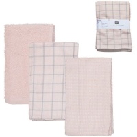Torchon de cuisine Essential Pink - DCasa - 3 pcs.