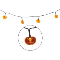 Couronne de citrouilles avec 10 LED