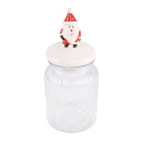 Bocal en verre de 1 L pour le Père Noël