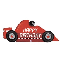 Happy Birthday Car Racing Balloon 1,42 m - Grabo