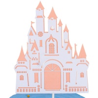 Décor de château de princesse rose
