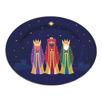 Assiette des Rois Mages de 33 cm - 1 unité